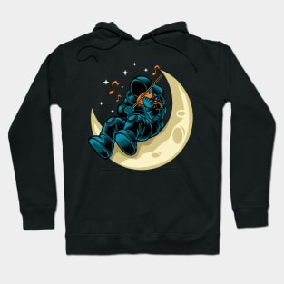 Astronaut Playing Violin Hoodie